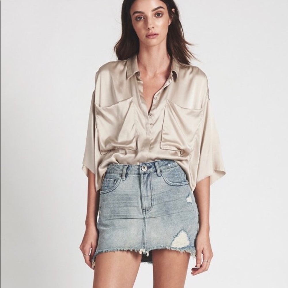 NWT ⭐️ ONE TEASPOON High Waisted Mini Skirt
